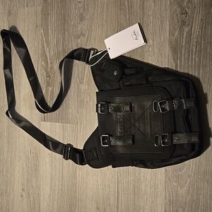 KAUKKO Mens Vintage Canvas Shoulder Messenger Bag (Brand New)